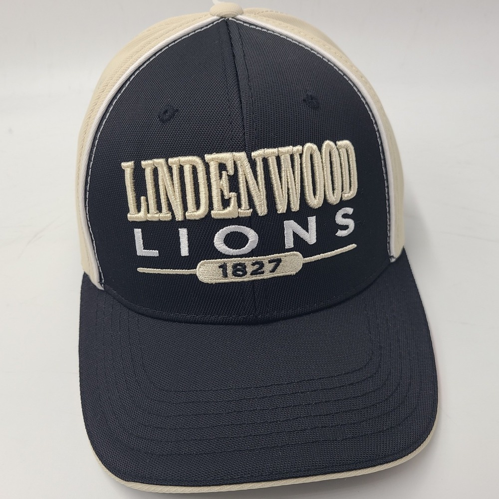 Lindenwood Lions Hat Snapback Black Gold Captivating NCAA University‎ Casual Men